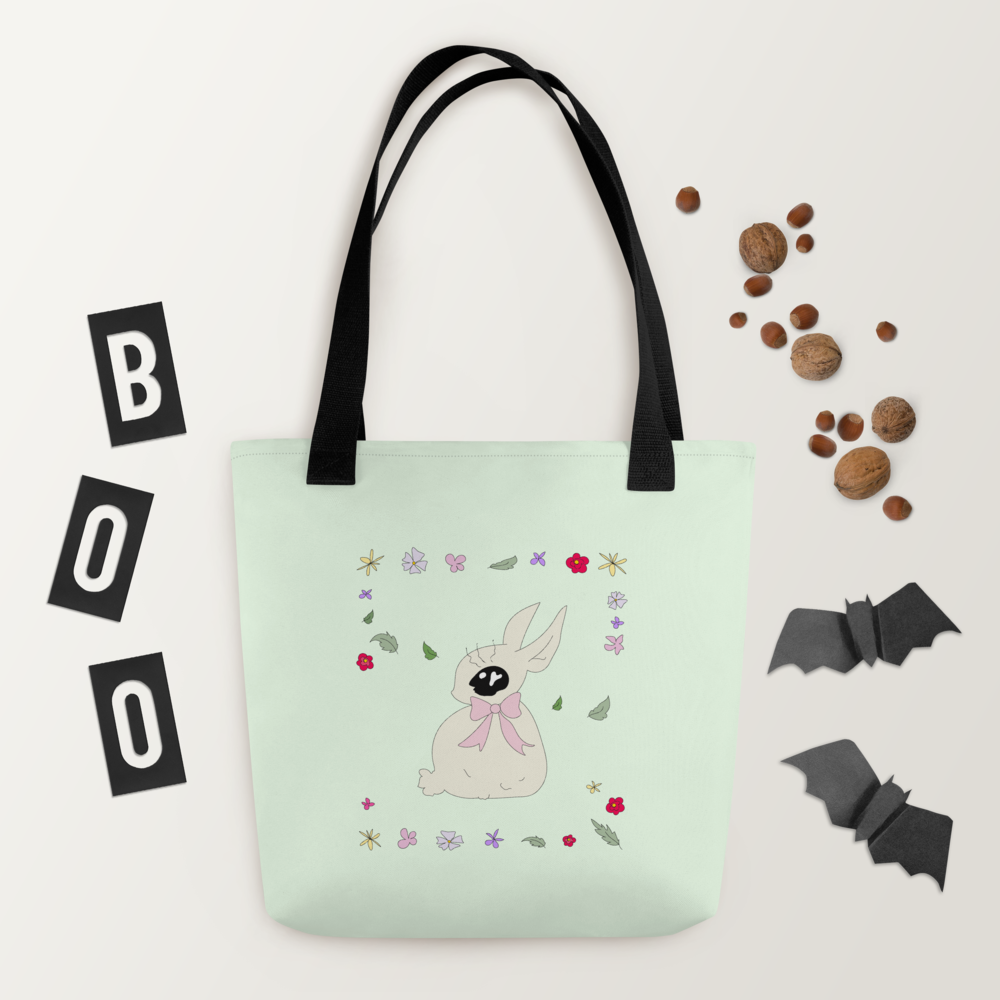 Grocery Bunny 𔓘 Full Color Tote Bag
