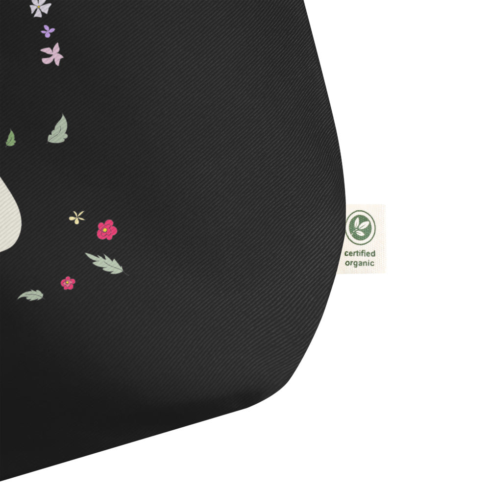 Grocery Bunny 𔓘 Large Organic Tote Bag