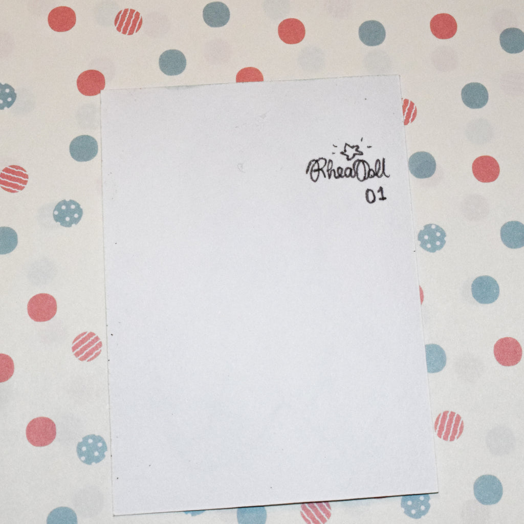 ACEO Card Baby Daikon #01 | Dipinto Originale