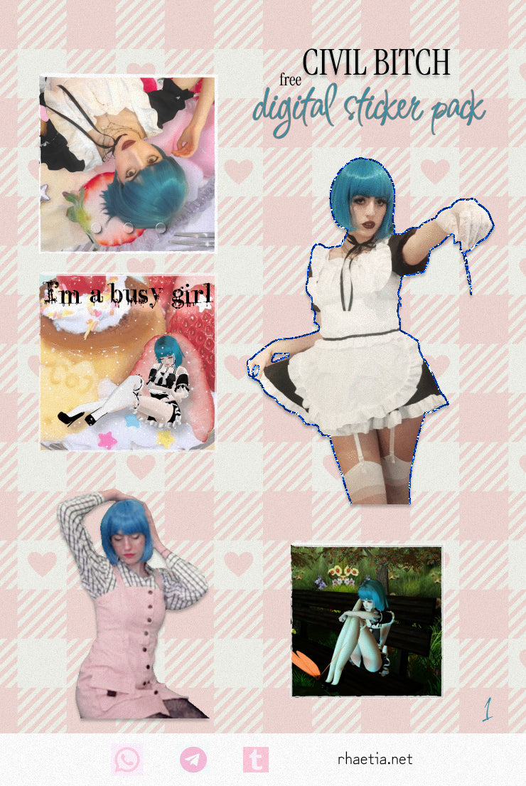 Civil Bitch Rhea Key 1024 | Sticker Pack