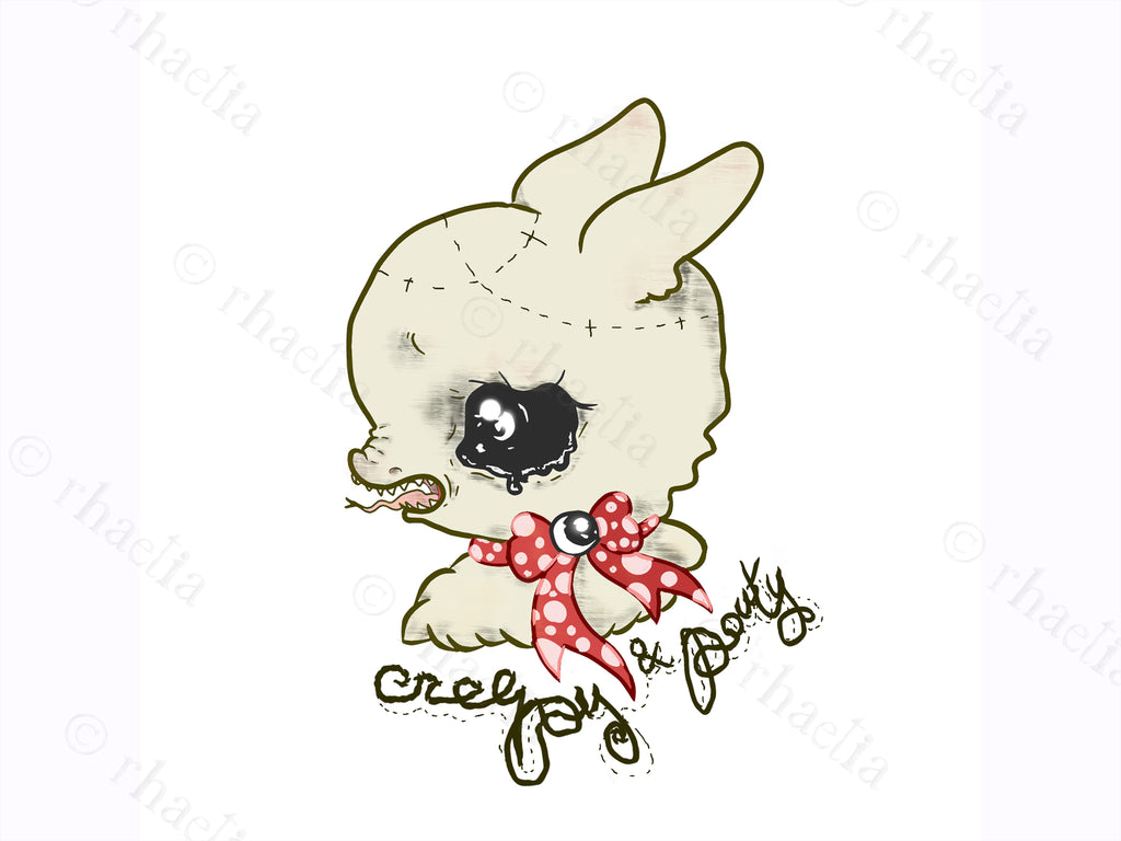 Creepy & Pouty 𐙚 Eco Tote Bag