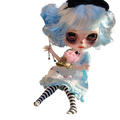 ❝Civil Bitch in Wonderland❞ Custom Blythe Doll