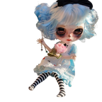 ❝Civil Bitch in Wonderland❞ Custom Blythe Doll