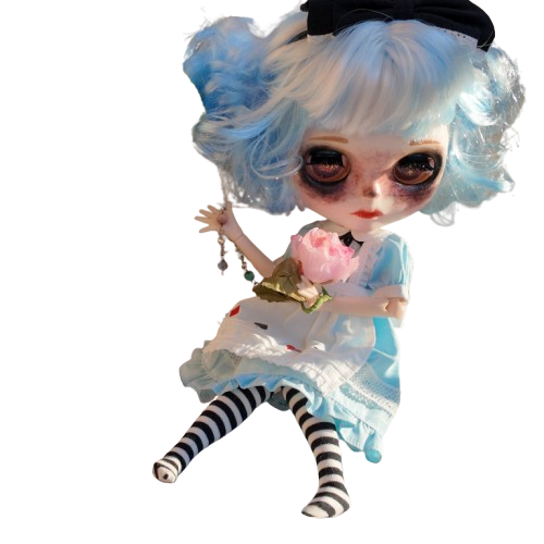 ❝Civil Bitch in Wonderland❞ Custom Blythe Doll