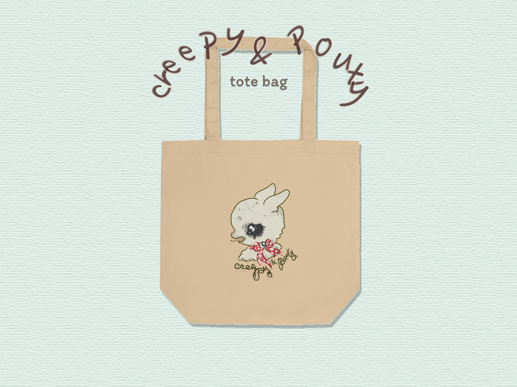Creepy & Pouty 𐙚 Eco Tote Bag