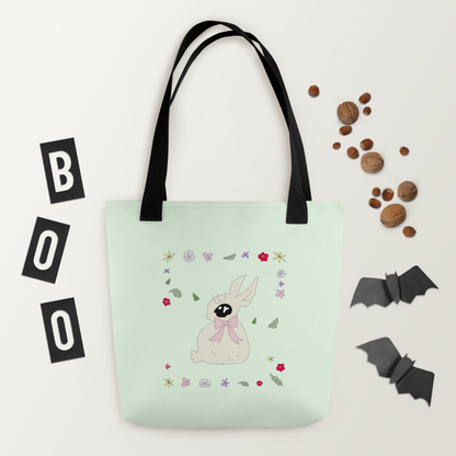 Grocery Bunny 𔓘 Full Color Tote Bag