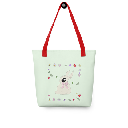 Grocery Bunny 𔓘 Full Color Tote Bag