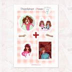 Hungry Nymph Stickers Sheet - Illustrations by Anchilla