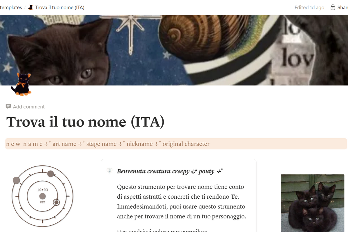 Find your name - FREE Template