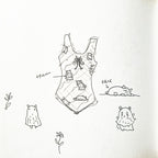Ghost Hamster One-Piece Swimsuit